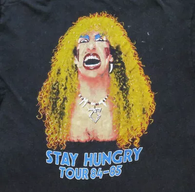 Buy Twisted Sister Stay Hungry Tour Concert  Black Men S-234XL T-Shirt D066 • 22.16£