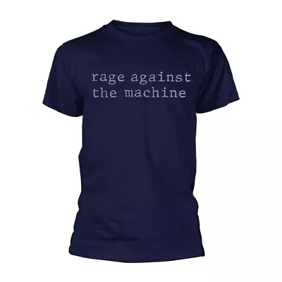 Buy RAGE AGAINST THE MACHINE ORIGINAL LOGO T-Shirt Medium BLUE • 21.93£