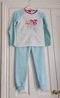 Buy Little Mermaid Fleece Pyjamas Size 7-8 Years • 4£