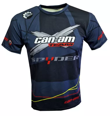 Buy Can-Am Spyder T-shirt Camiseta Maglietta Biker Motorcycle On Road Sport Moto • 27.95£