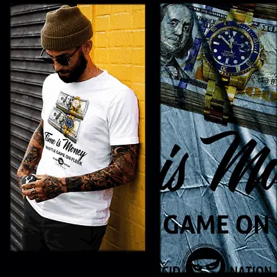 Buy Gangster T-shirt John Gotti Urban Hip Hop Hustle Mafia Mob Thug White Tee  • 18.63£