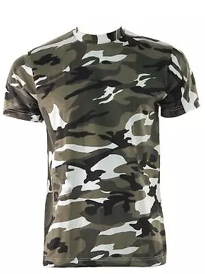 Buy GAME Men's Camo T Shirt Camouflage Top Army / Military / Hunting / Fishing • 9.95£