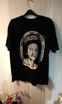 Buy Sex Pistols T Shirt Black White Logo Size L M065724 • 11£