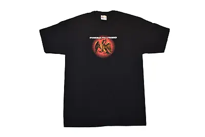 Buy Funeral For A Friend Mens Snake Eagle Graphic Hardcore Music Black Shirt New L • 9.31£