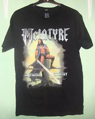 Buy WWE WRESTLING T-SHIRT DREW McINTYRE CLAYMORE COUNTRY SIZE MEDIUM • 10£