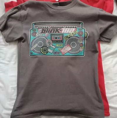 Buy Blink 182 T Shirt Pop Punk Rock Band Rare Tour Merch Tee Size Small Grey • 15.95£