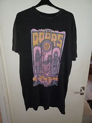 Buy The Doors Long Tshirt/Nighty Size XL 18-20 Ladies Distressed Look • 8£