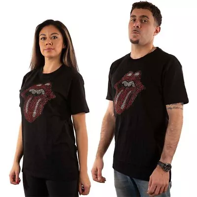 Buy The Rolling Stones Unisex T-Shirt: Classic Tongue (Diamante) (XX-Large) • 14.67£