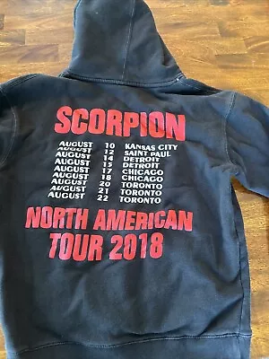 Buy Drake Scorpion 2018 North American Tour Hoodie Black Large Small-med • 33.60£