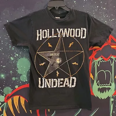 Buy HOLLYWOOD UNDEAD Concert Shirt Size M Star Walk Of Fame Rap Rock Band Tour • 12.12£