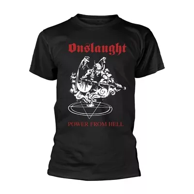 Buy ONSLAUGHT POWER FROM HELL T-Shirt XX-Large BLACK • 21.93£