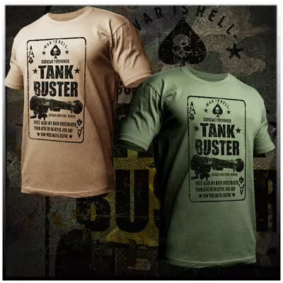 Buy Combat T-shirt Military Combat Infantryman Tank Missile Warrior Tactical Assault • 18.63£