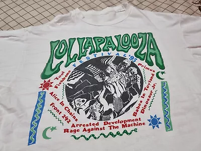 Buy Lollapalooza 1993 Dinosaur Jr Alice In Chains Rage Band Tour T-shirt BO375 • 21.24£