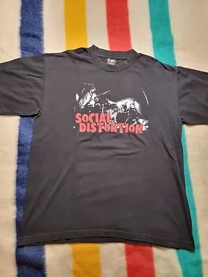 Buy Vintage Social Distortion Shirt / Dancing Skeleton /Punk Rock Band Size XL Gaint • 74.64£