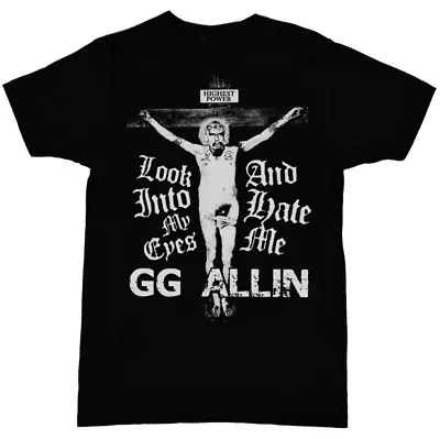 Buy GG Allin Look Into My Eyes Tee Shirt For Men Women Full Size S-2345XL CS586 • 18.62£