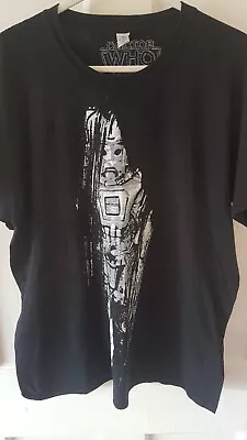 Buy Doctor Who T-Shirt - Cyberman Design - Size: L - Gildan - Rare • 10£