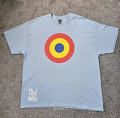 Buy The Who Band T-Shirt Top Size XXL Heavy Cotton Bullseye Logo New Without Tags • 14£