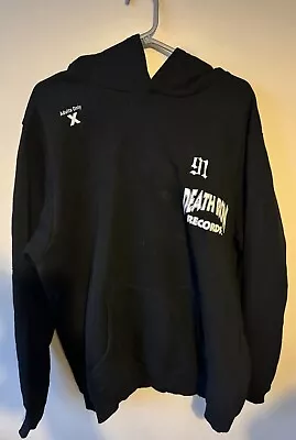 Buy Death Row  Records Adult Only X Hoodie 91 Size XXL 2pac Snoop Dogg • 15£