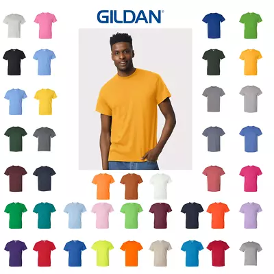 Buy Gildan 8000 DryBlend T-Shirt 50/50 Short Sleeve Sizes S-3XL Over 40 Colors *NEW* • 11.14£