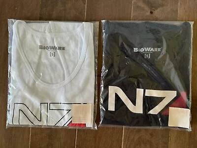 Buy BioWare Mass Effect N7 Women’s Ladies T-shirt S Scoop Neck Commander Shepard NEW • 28£