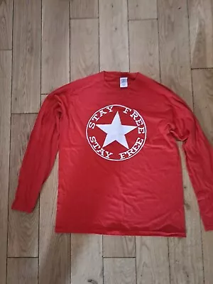 Buy The Clash  Vintage Stay Free Long Sleeved T Shirt Medium • 20£