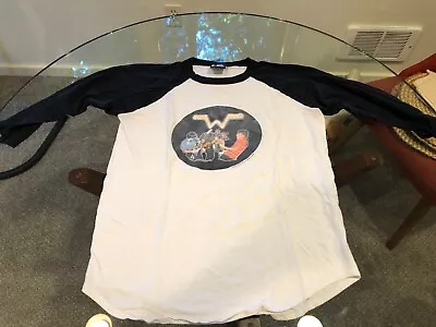 Buy Weezer 2000 Tour Baseball Sleeve Shirt Mikey Rivers Cuomo Vintage • 51.35£