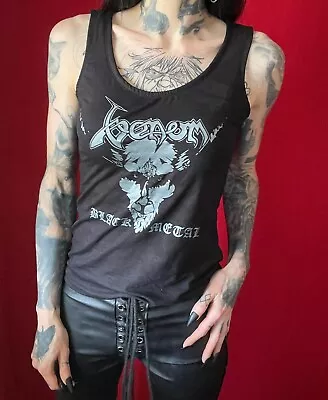 Buy Venom Black Metal Girls Tank Top Heavy Shirt Band Bathory Mercyful Fate Womens • 7.76£