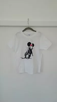 Buy Banksy Kids Rat T Shirt, Dismaland. 5-6 Years. Any Money Made Goes To Palestine • 19.48£