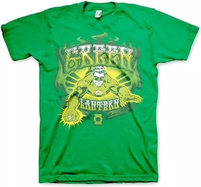 Buy Green Lantern Green Fire T-shirt Green • 24.28£