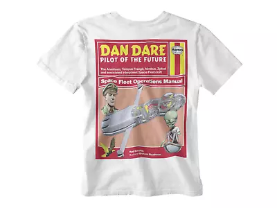 Buy  Dan Dare T-shirt Haynes Manual Space Man Alien Book  Mekon Pilot Earth Unisex • 6.99£