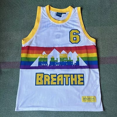 Buy Breathe Carolina Size Medium Y2K Emo Pop Punk Alt Band Basketball Jersey • 31.11£
