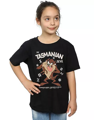 Buy Looney Tunes Girls Vintage Tasmanian Devil T-Shirt • 12.99£