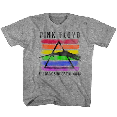 Buy Pink Floyd Dark Side Of The Moon Prism Kids T Shirt Stencil Rock Band Album Top • 19.06£