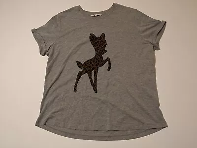 Buy Tu Disney Size 18 Bambi Grey T Shirt • 6.99£