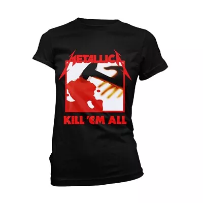 Buy Ladies Metallica Kill Em All Tracks (Black) Official Tee T-Shirt Womens Girls • 19.27£