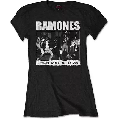 Buy Ramones Ladies T-Shirt: CBGB 1978 (Large) • 15.95£