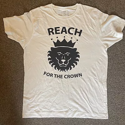 Buy Urban Thane Reach For The Crown Slogan Lion T Shirt White Size L Unworn VGC • 17.99£