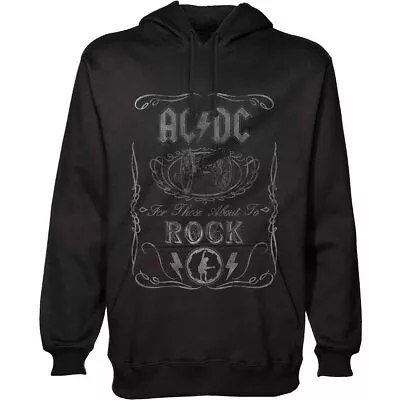 Buy AC/DC Unisex-Adult's Official Cannon Hoodie - Small, (Black) • 28.57£