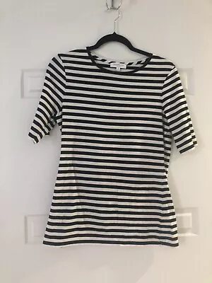 Buy Witchery Essential Stripe Cotton Tee - Size M - 5+ Items Free AU Post • 12.21£