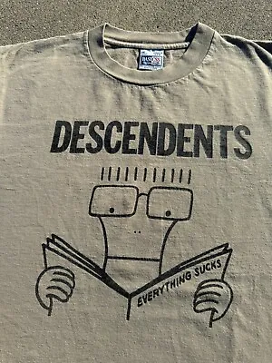 Buy Vintage 90s 00s Descendents Everything Sucks Band Promo T-Shirt Made In USA Med • 79.35£