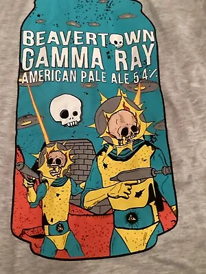 Buy Beavertown Gamma Ray American Pale Ale 5.4% T Shirt S Skull Space Skeleton • 22£