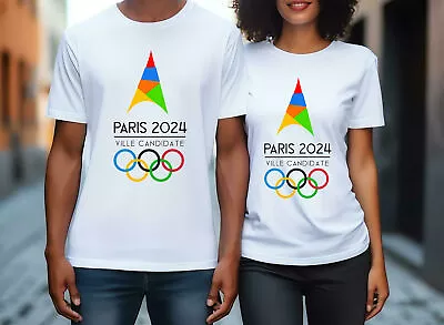 Buy Olympics Games 2024 Adult Kids T-Shirt Ville Candidate France Gift Tee T Shirt • 13.49£