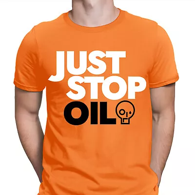 Buy Just Stop Oil Anti Environment Save Earth Activist Green Mens TShirt#VR6 • 5.99£