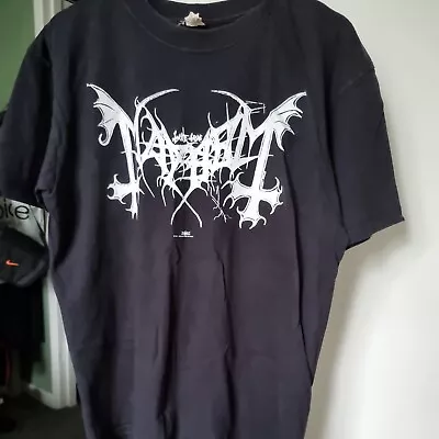 Buy Mayhem T Shirt 1997 Misanthropy Records • 45£