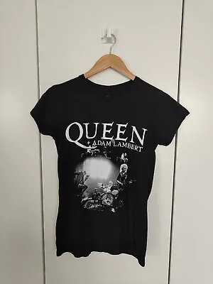 Buy Queen X Adam Lambert Rhapsody Tour Band T Shirt SIZE Large , (fits Like UK Small • 10£