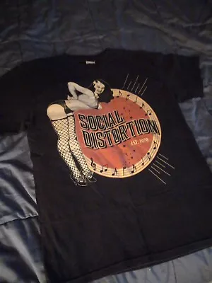 Buy Social Distortion Vintage Men's T Shirt Size Medium M Punk Mike Ness • 14.93£