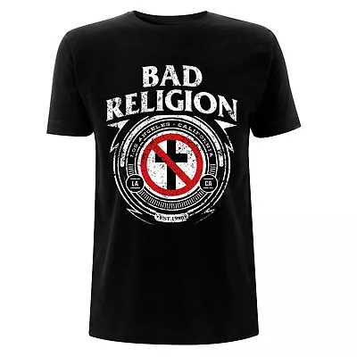 Buy Bad Religion Insignia Punk Rock Official Tee T-Shirt Mens Unisex • 19.27£