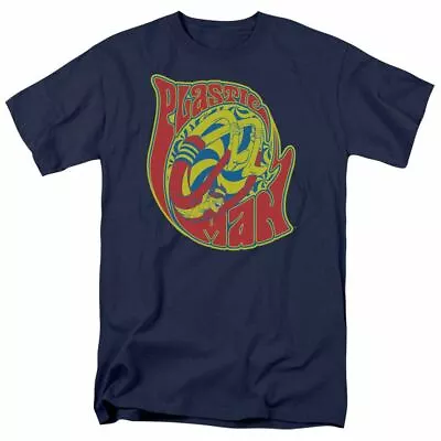 Buy Plastic Man How I Roll T Shirt Mens Licensed Justice League DC Comic Tee Navy • 15.13£