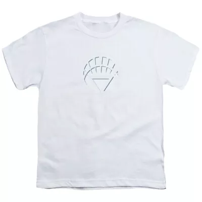 Buy Green Lantern White Lantern Logo Kids Youth T Shirt Licensed DC Comics Tee White • 13.61£