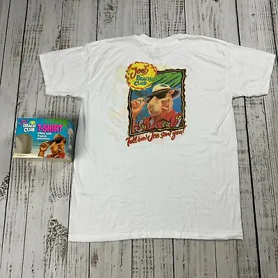 Buy Vtg Nib Camel Joe's Beach Club T Shirt Xl Pocket Ss 1993 Tell Em Joe Sent You • 34.53£